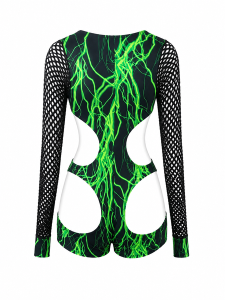 Neon Voltage Romper
