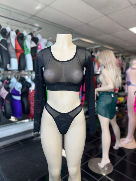Black Mesh Band Set