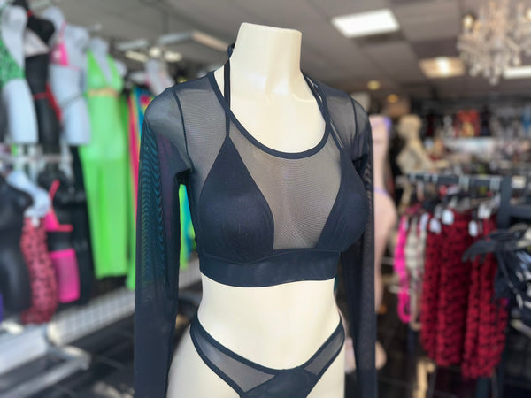 Black Mesh Band Set