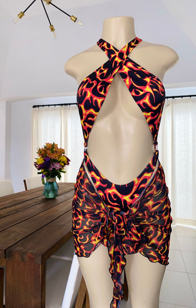 Flame Criss-Cross